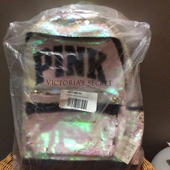 Victoria’s secret pink large backpack Bling - Picture 2 of 7